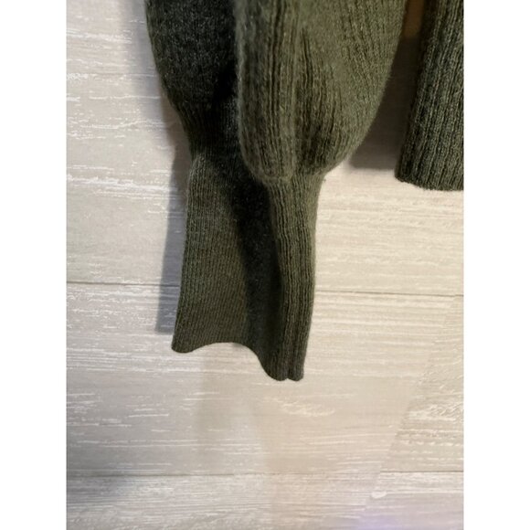 Gap Womens Olive Green V-Neck Ribbed Knit‎ Sweater M - Picture 7 of 8